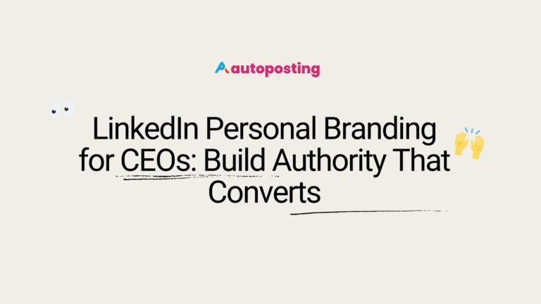 LinkedIn Personal Branding for CEO